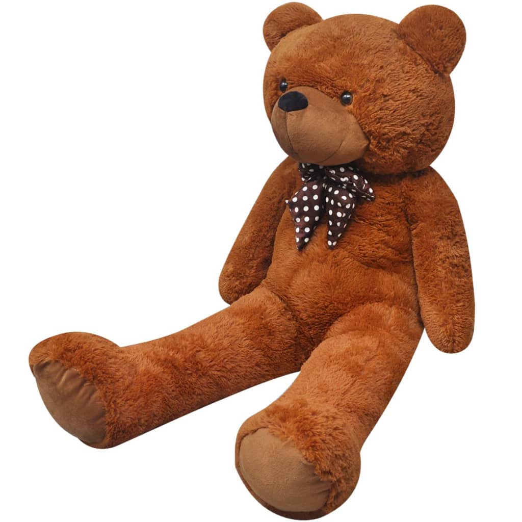 Ours en peluche doux XXL Marron 135 cm