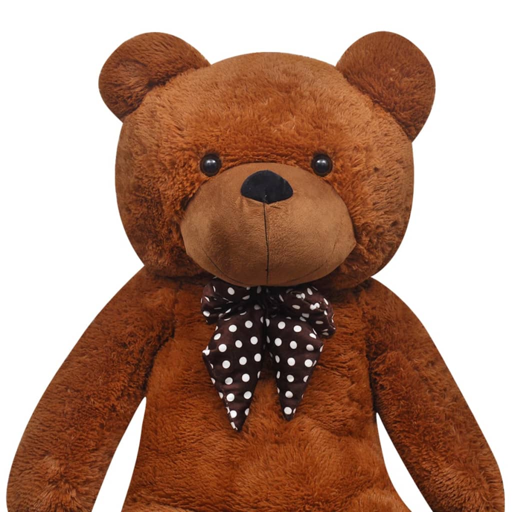 Ours en peluche doux XXL Marron 135 cm