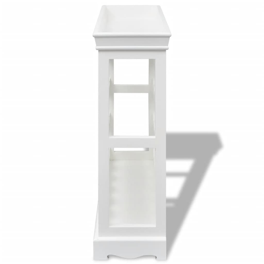 vidaXL Wine Cabinet Abreu White