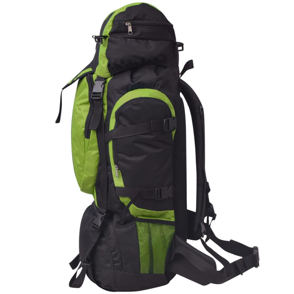 Hiking Backpack XXL 75 L Black and Green - Upclimb Ltd