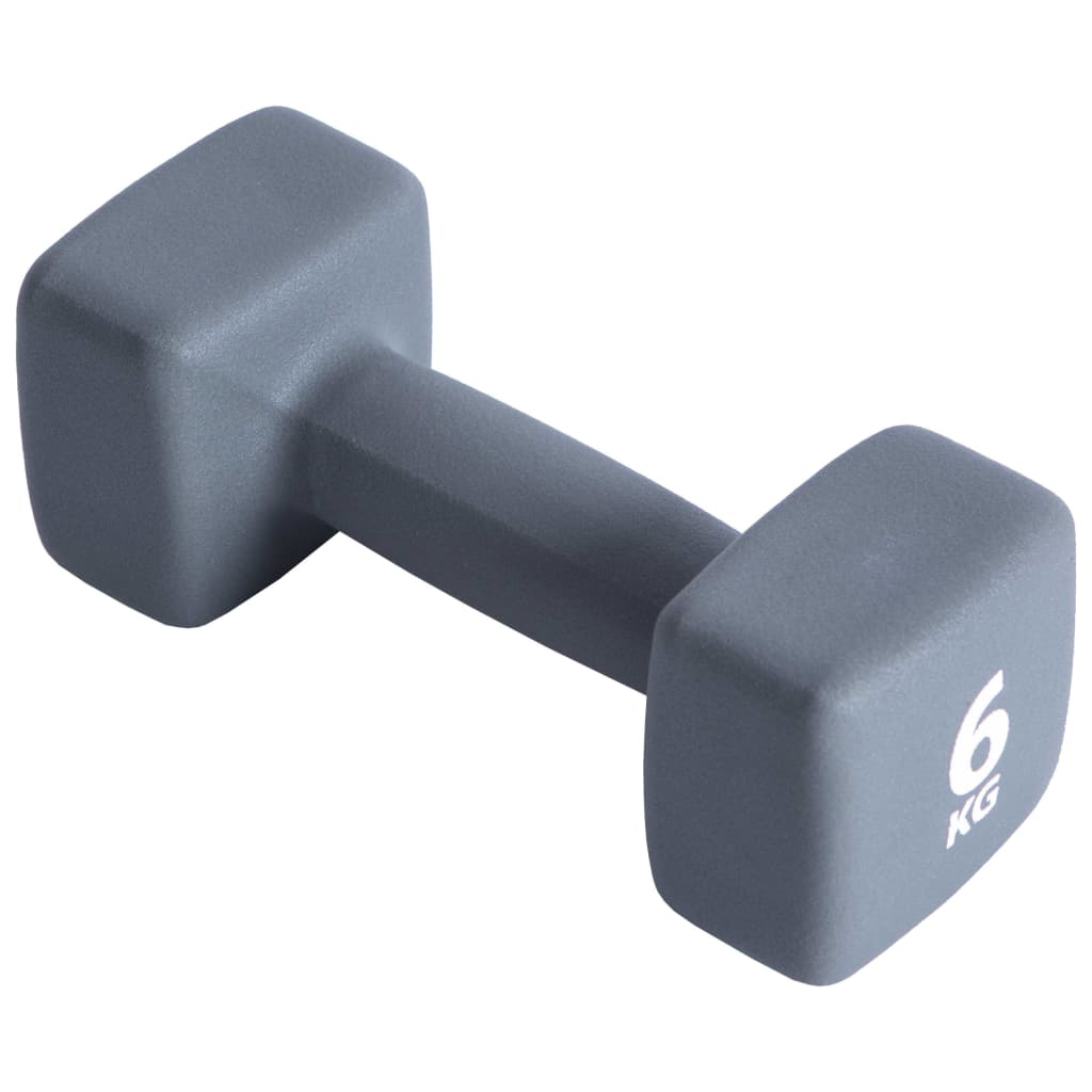 Pure2Improve Dumbbell 6 kg Neoprene Grey