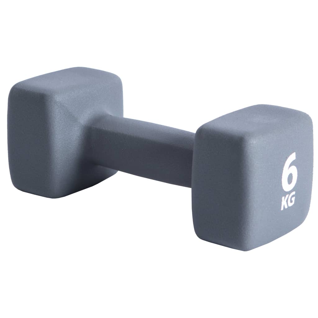 Pure2Improve Dumbbell 6 kg Neoprene Grey