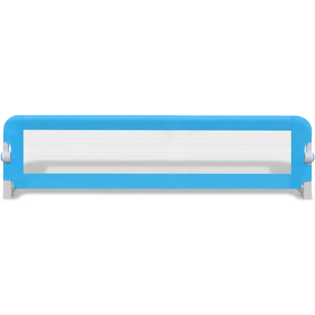 vidaXL Toddler Safety Bed Rail 2 pcs Blue 150x42 cm