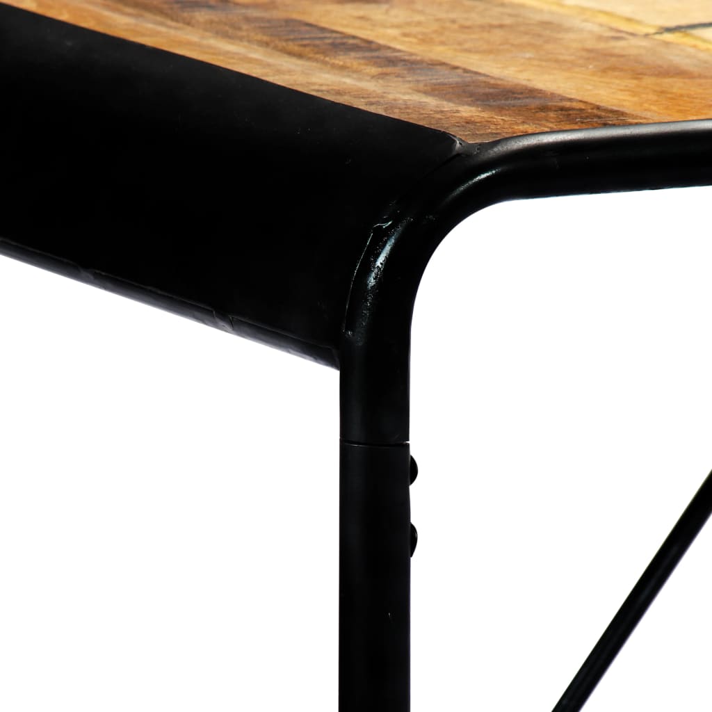 vidaXL Dining Table 180x90x76 cm Solid Rough Mango Wood