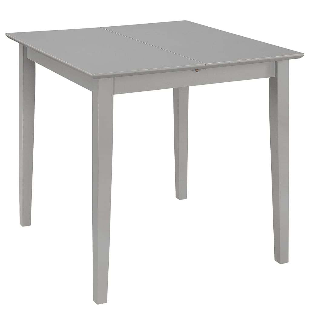 vidaXL Extendable Dining Table Grey (80-120)x80x74 cm MDF