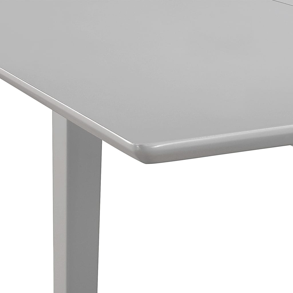 vidaXL Extendable Dining Table Grey (80-120)x80x74 cm MDF