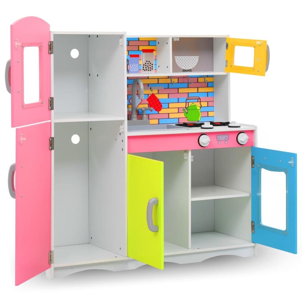 Cuisine enfant MDF 80x30x85 cm Multicolore