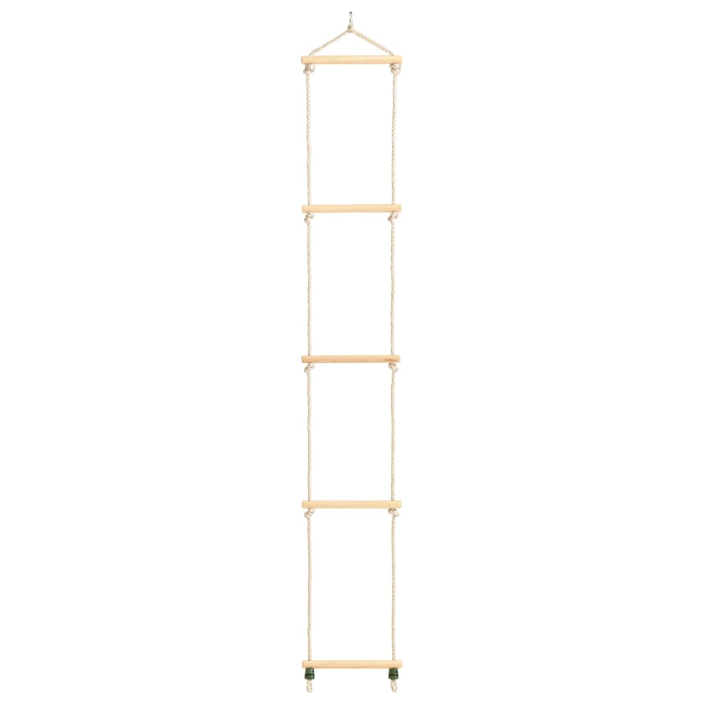 Kid's Rope Ladder Solid Wood and PE 30x168 cm - Upclimb Ltd