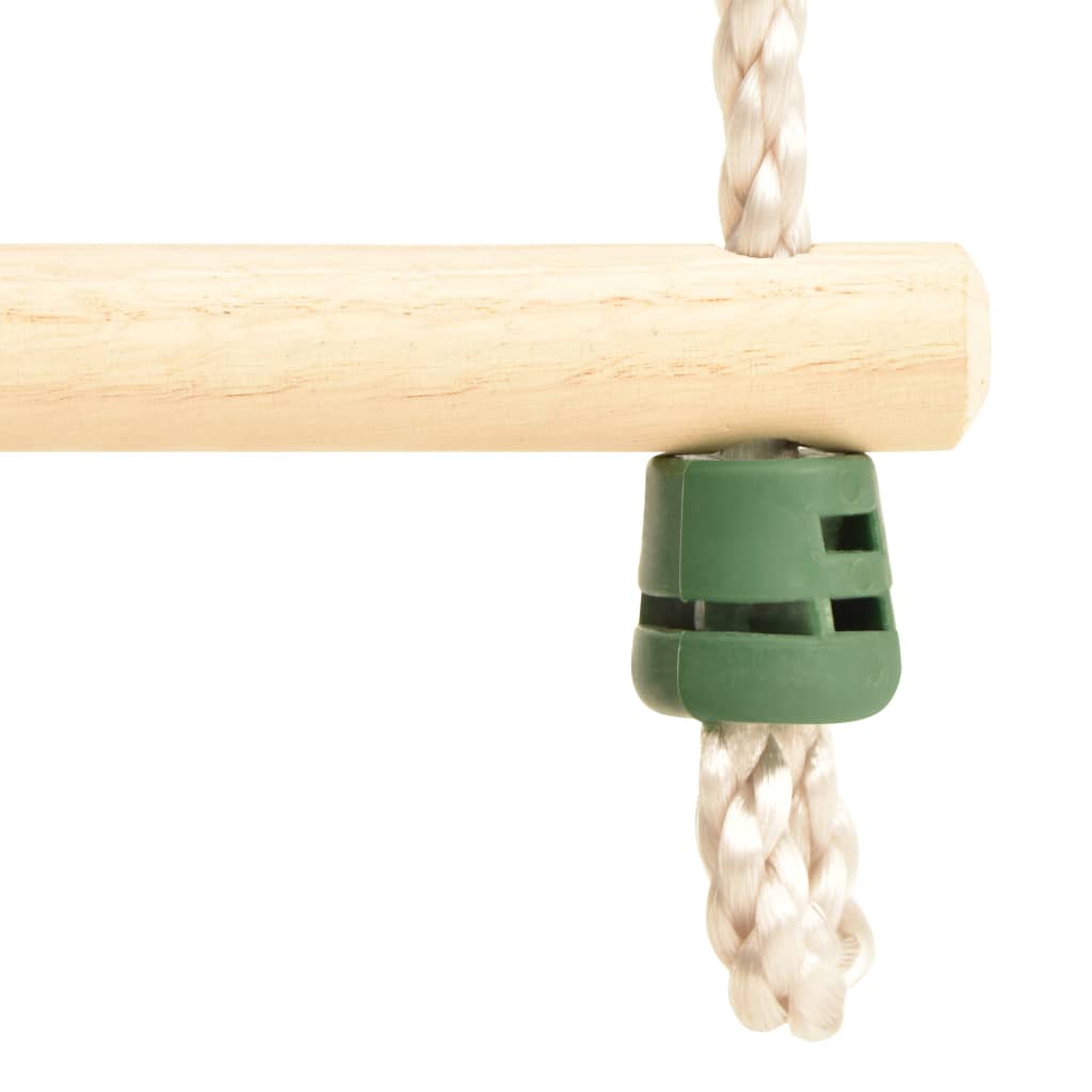 Kid's Rope Ladder Solid Wood and PE 30x168 cm - Upclimb Ltd