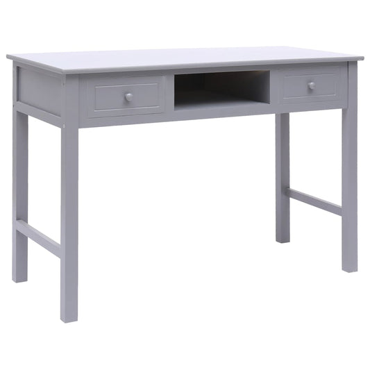 Bureau Gris 110x45x76 cm Bois