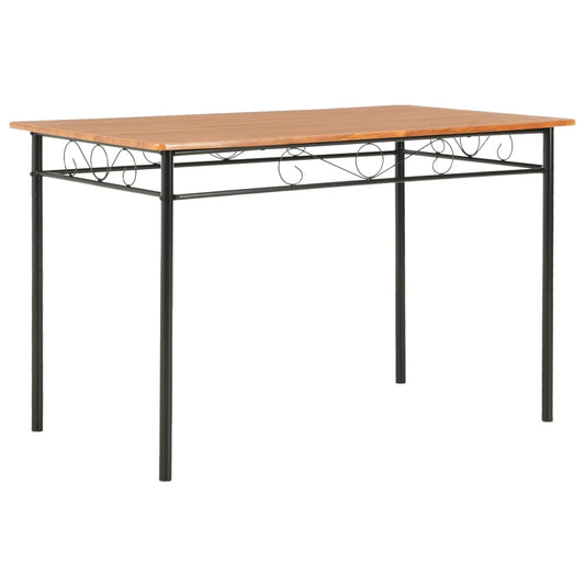 vidaXL Dining Table Brown 120x70x75 cm MDF