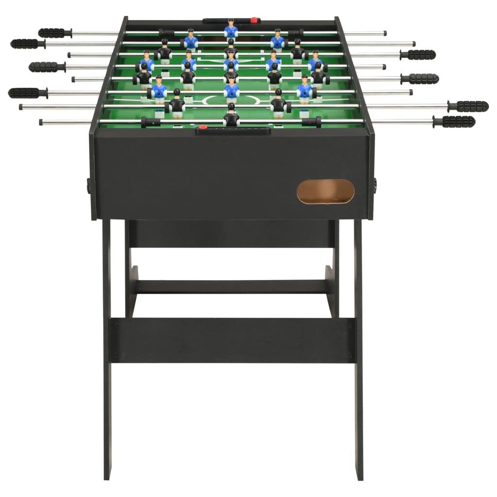 Folding Football Table 121x61x80 cm Black - Upclimb Ltd