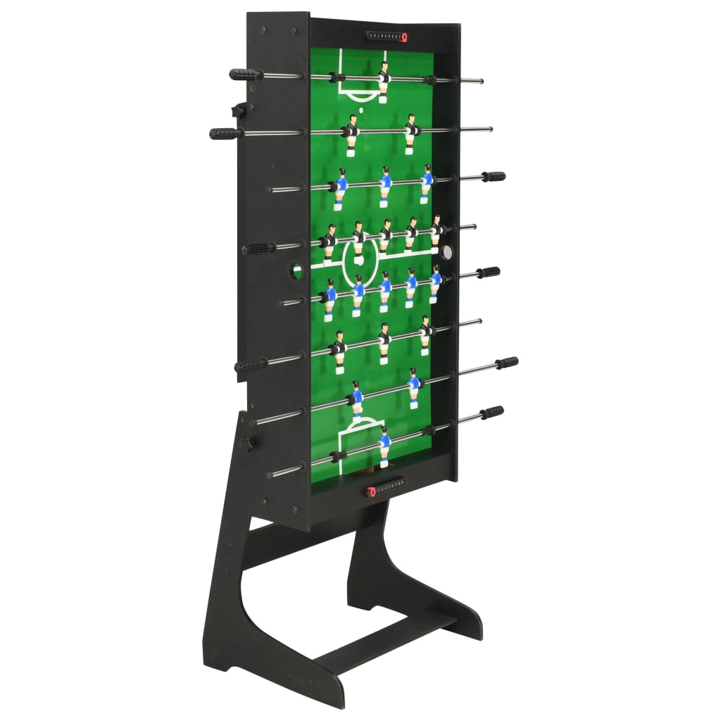 Folding Football Table 121x61x80 cm Black - Upclimb Ltd