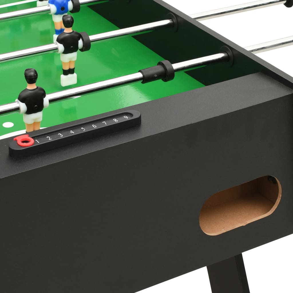 Folding Football Table 121x61x80 cm Black - Upclimb Ltd