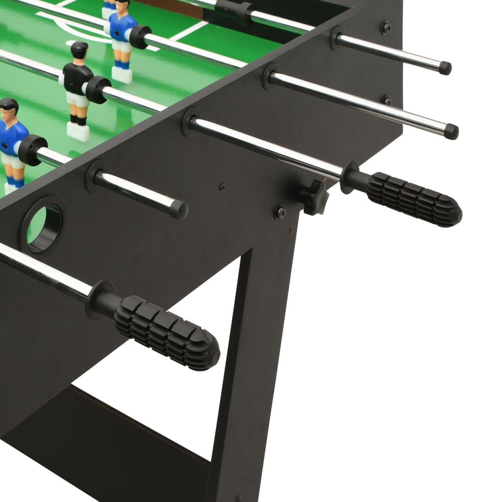 Folding Football Table 121x61x80 cm Black - Upclimb Ltd
