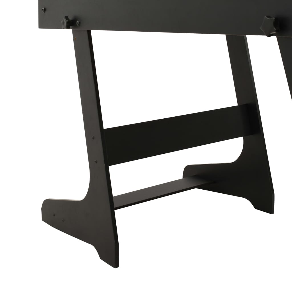 Folding Football Table 121x61x80 cm Black - Upclimb Ltd