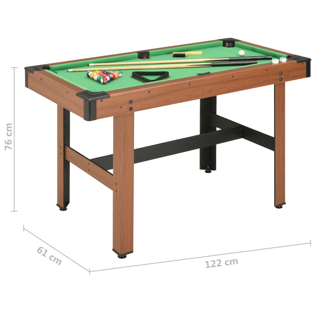 4 Feet Billiard Table 122x61x76 cm Brown - Upclimb Ltd