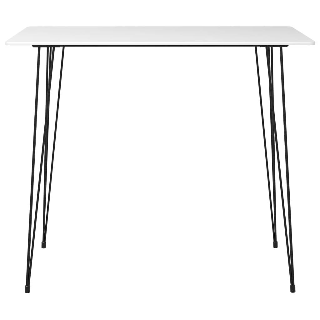 vidaXL Bar Table White 120x60x105 cm