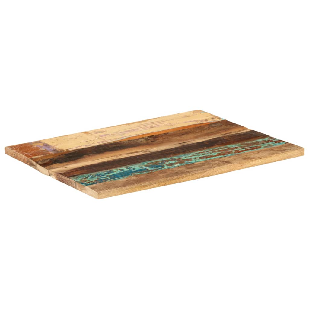 vidaXL Rectangular Table Top 60x80 cm 25-27 mm Solid Reclaimed Wood