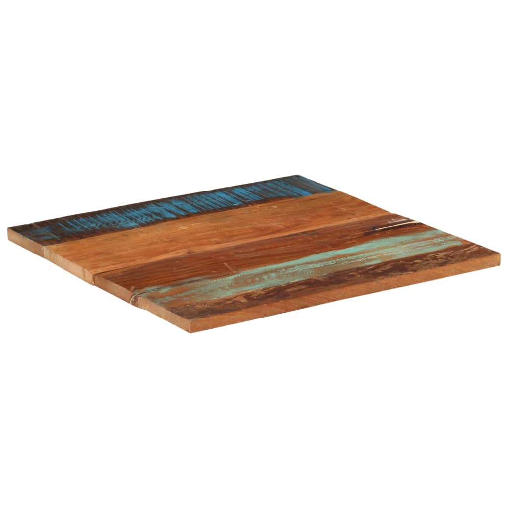 vidaXL Square Table Top 70x70 cm 25-27 mm Solid Reclaimed Wood