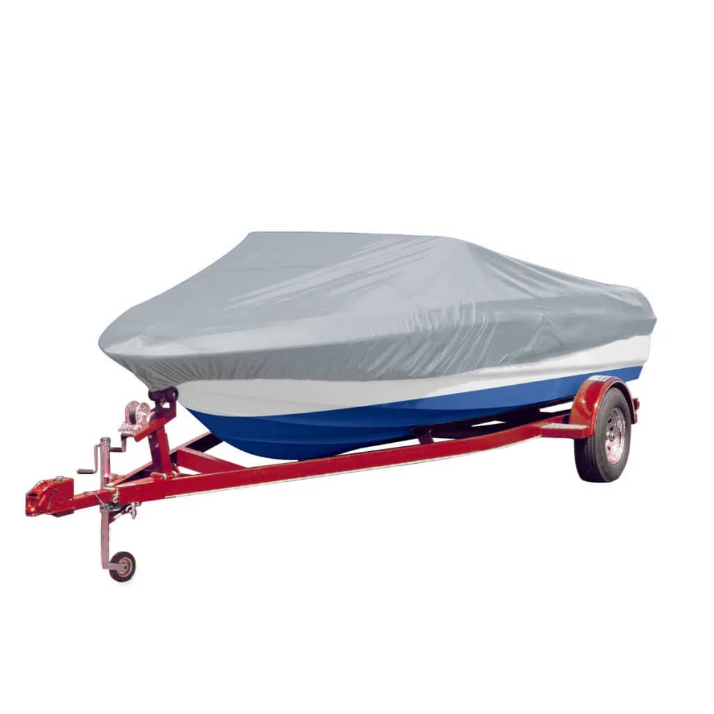 vidaXL Boat Covers 2 pcs Grey Length 488-564 cm Width 239 cm