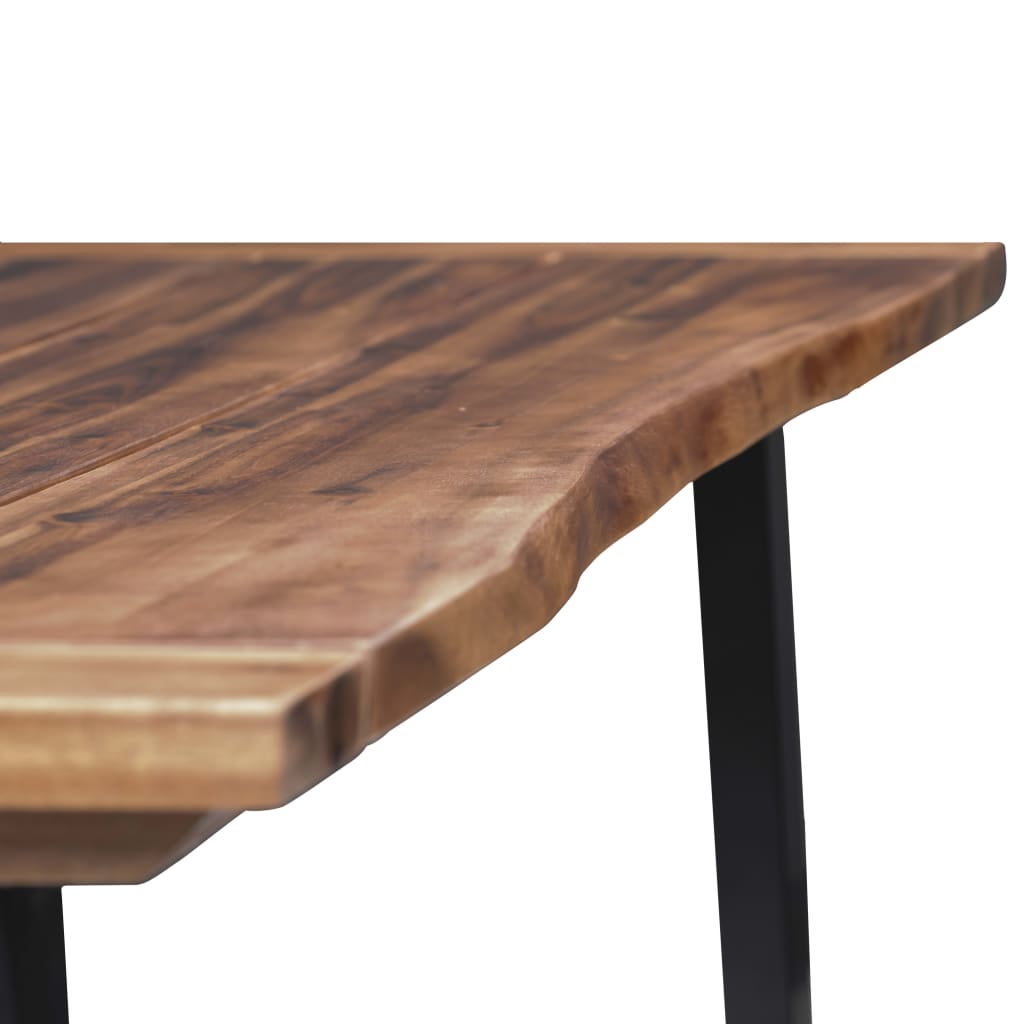 vidaXL Dining Table Solid Acacia Wood 180x90 cm