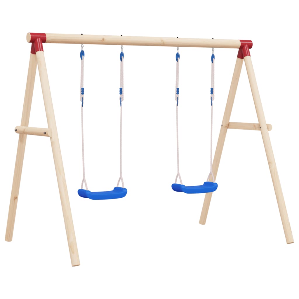 Swing Seats with Ropes 2 pcs Blue 37x15 cm Polyethene - Upclimb Ltd