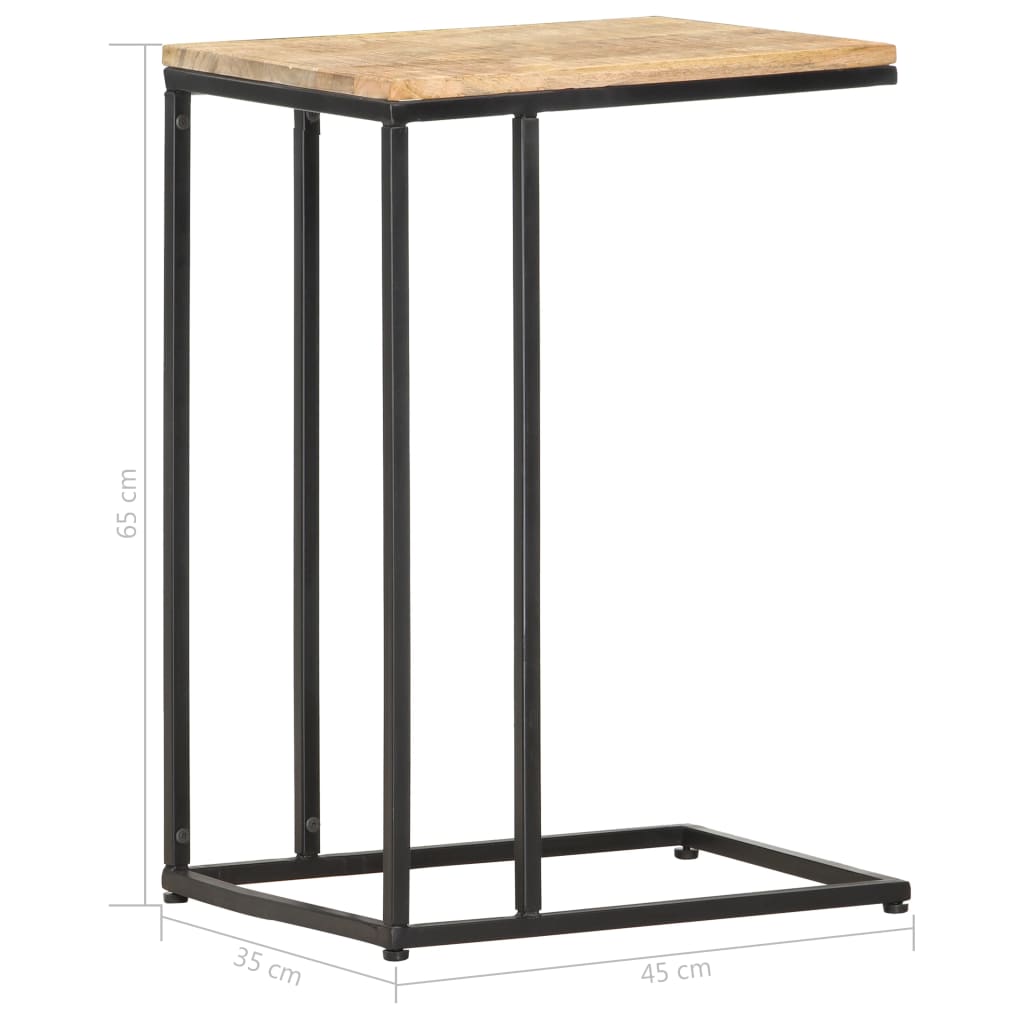 vidaXL Side Table 35x45x65 cm Solid Mango Wood