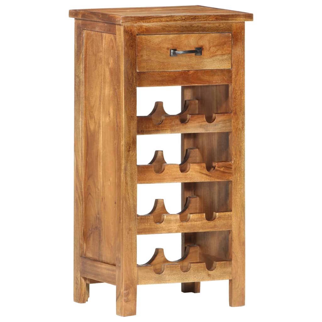 vidaXL Wine Cabinet 40x30x80 cm Solid Acacia Wood