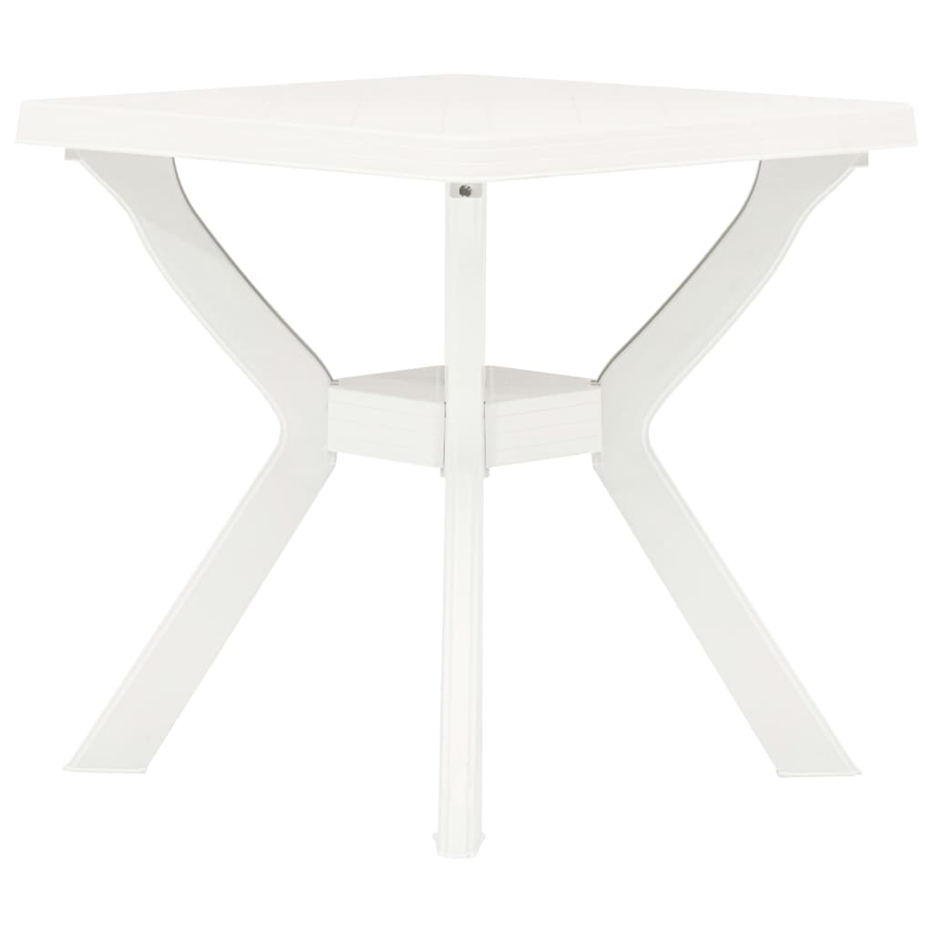 Table Bistro Blanc 70x70x72 cm Plastique