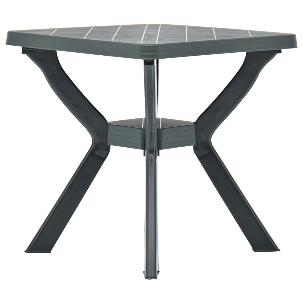 Table Bistro Vert 70x70x72 cm Plastique