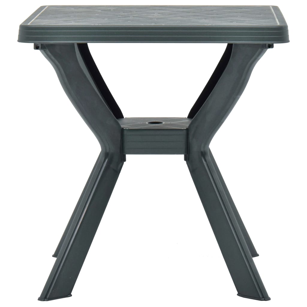 Table Bistro Vert 70x70x72 cm Plastique