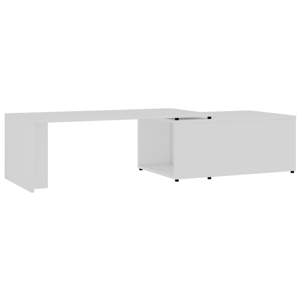 vidaXL Coffee Table White 150x50x35 cm Engineered Wood