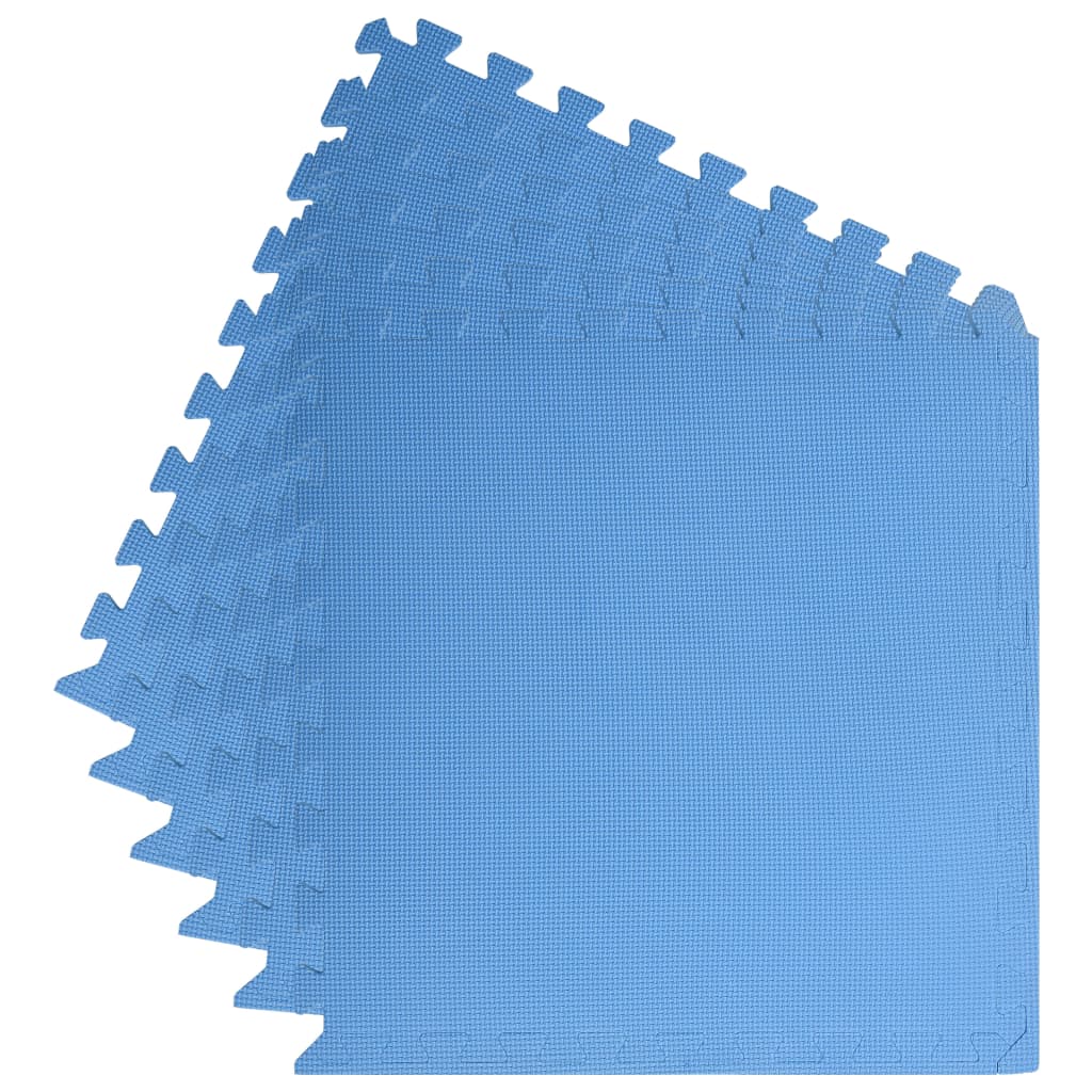 Floor Mats 6 pcs 2.16 ㎡ EVA Foam Blue - Upclimb Ltd