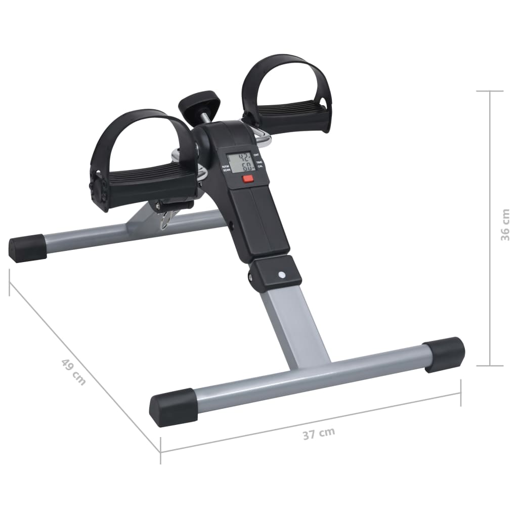 vidaXL Pedal Exerciser for Legs and Arms with LCD Display