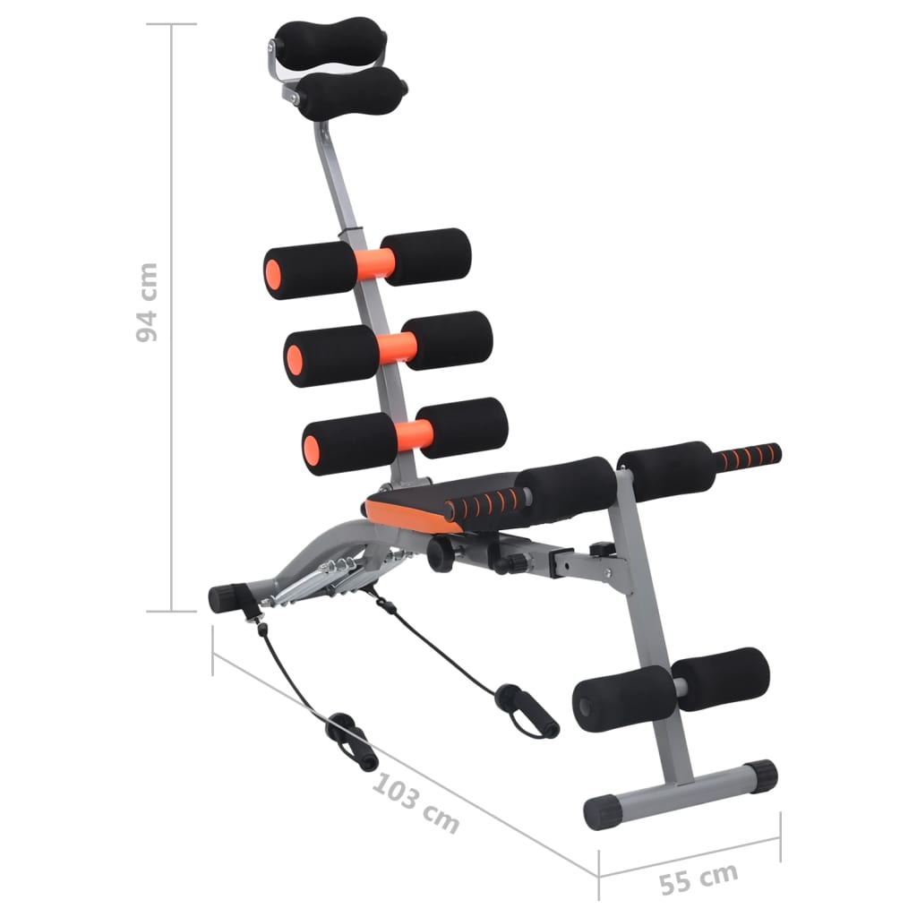L-shaped Abdominal Trainer with Elastic Strings - Upclimb Ltd