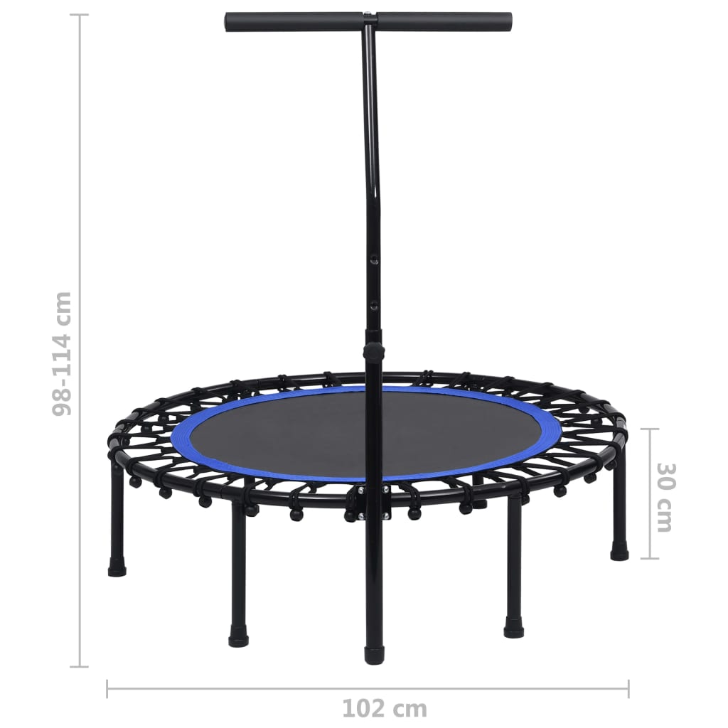 Fitness Trampoline with Handle 102 cm - Upclimb Ltd