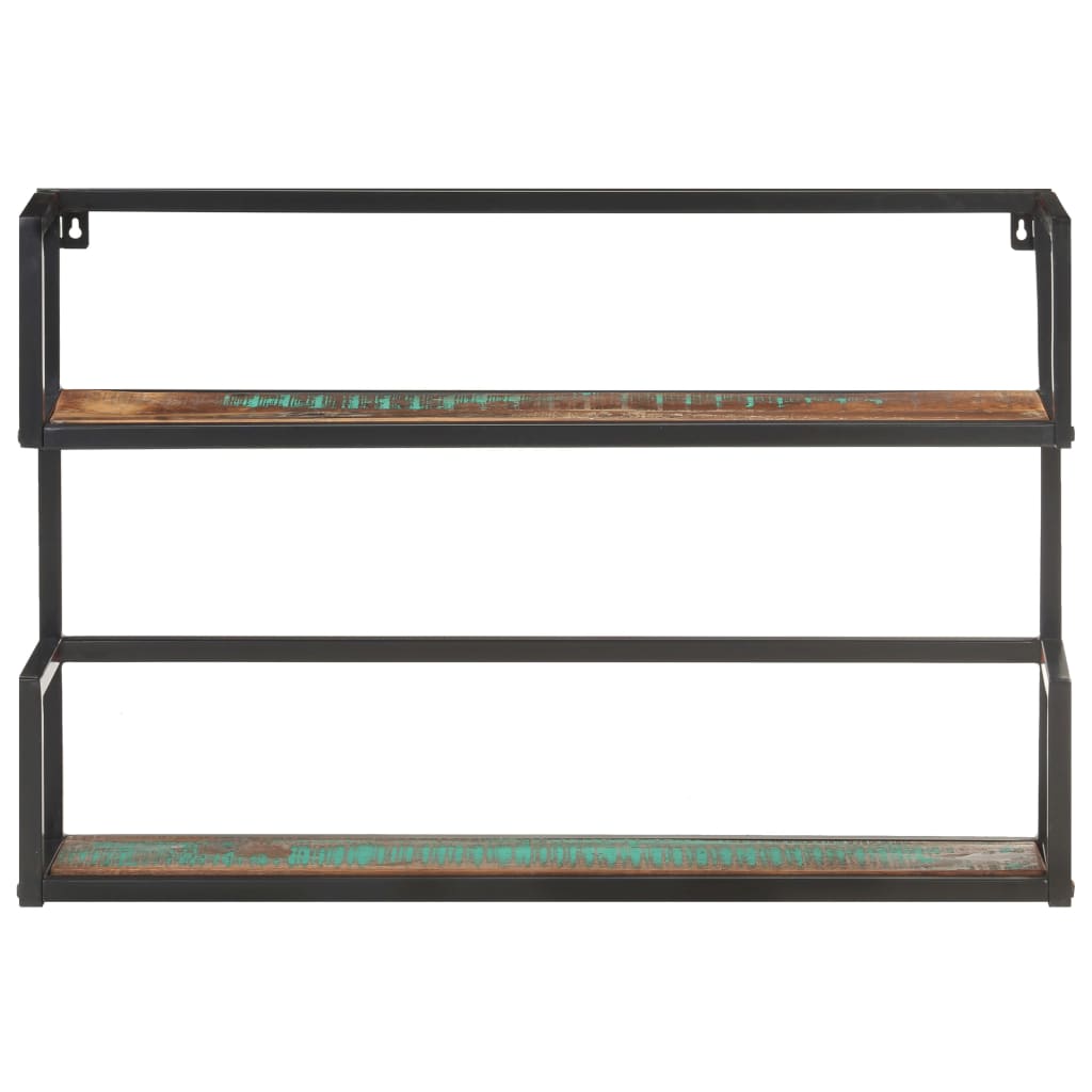 vidaXL Wall Shelf 60x20x60 cm Solid Reclaimed Wood