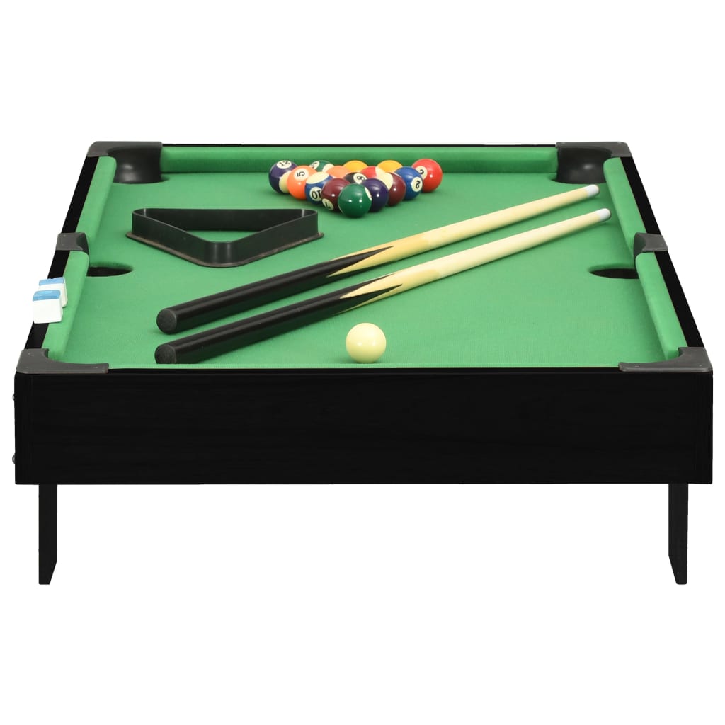 vidaXL 3 Feet Mini Pool Table 92x52x19 cm Black and Green