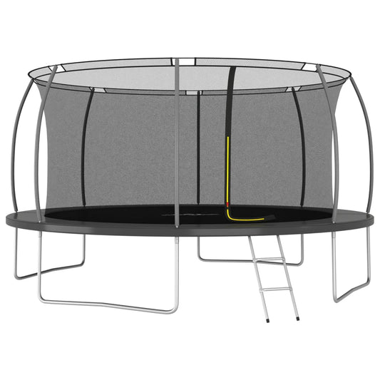 Trampoline Set Round 460x80 cm 150 kg - Upclimb Ltd