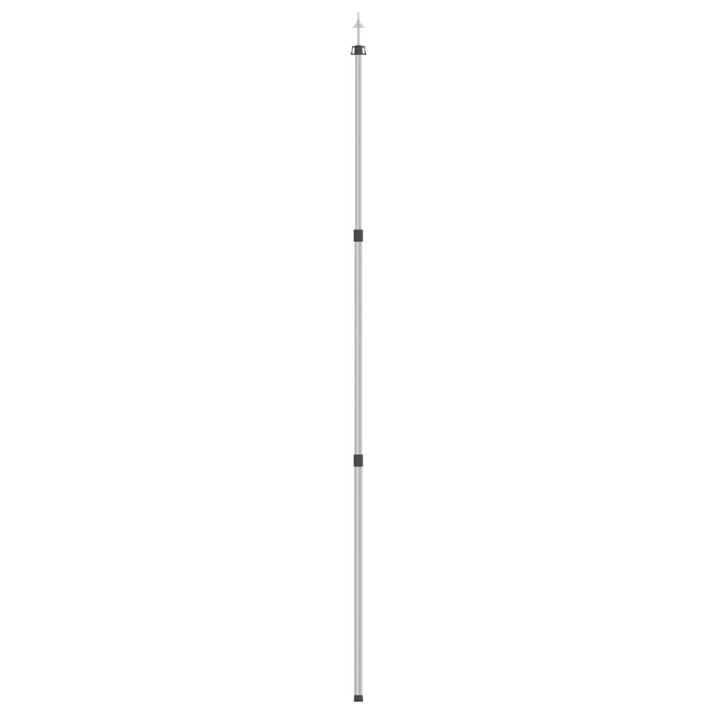 Telescopische Tarp Pole met Lengte van 102-260 cm Aluminium