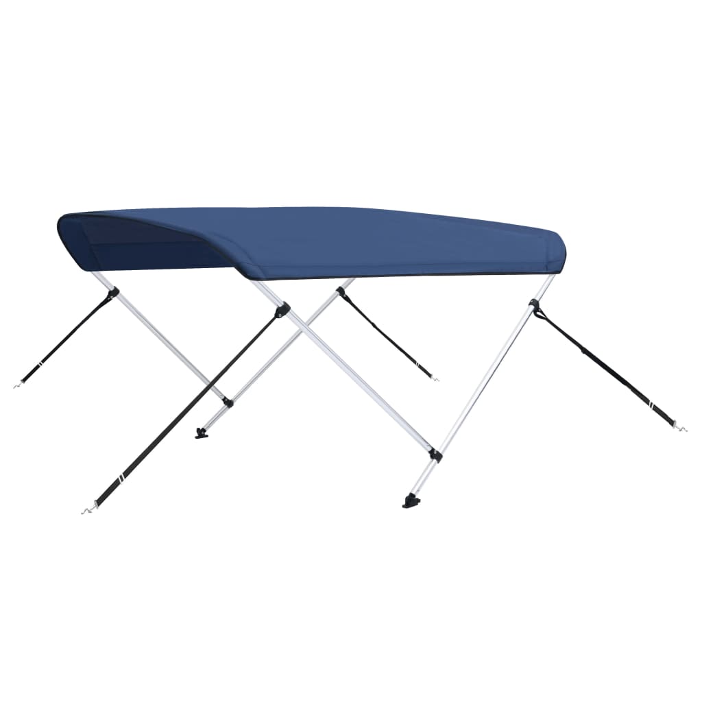 2 Bow Bimini Top Navy Blue 180x130x110 cm - Upclimb Ltd