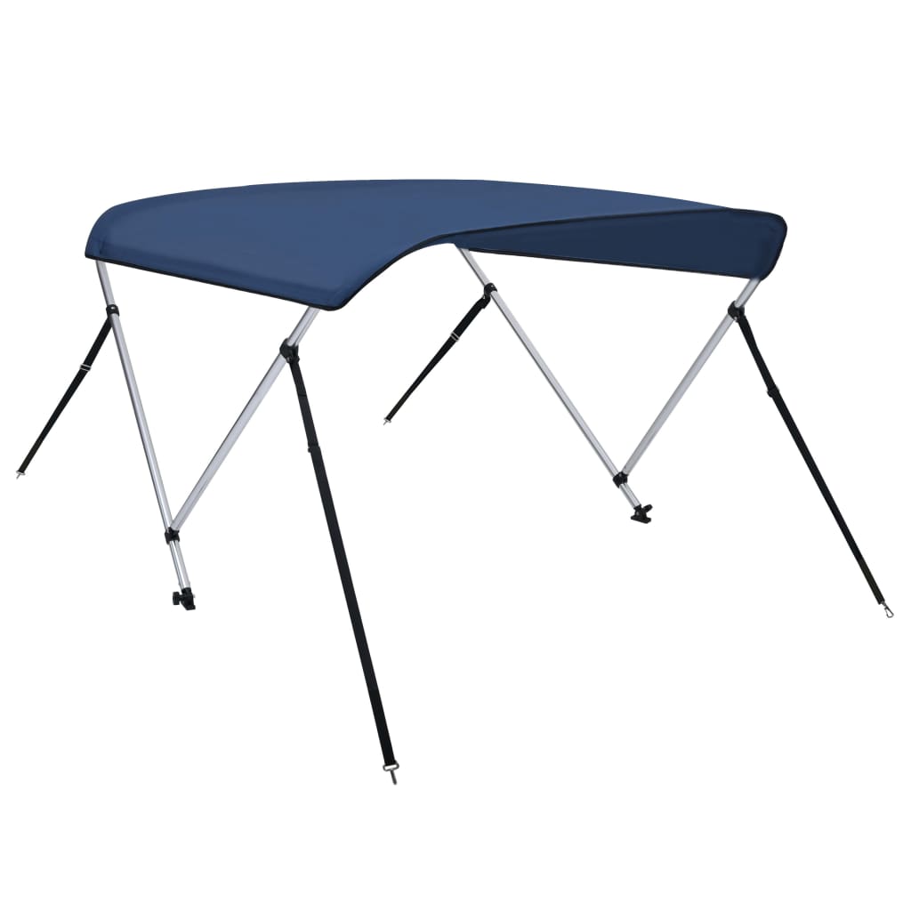 2 Bow Bimini Top Navy Blue 180x130x110 cm - Upclimb Ltd