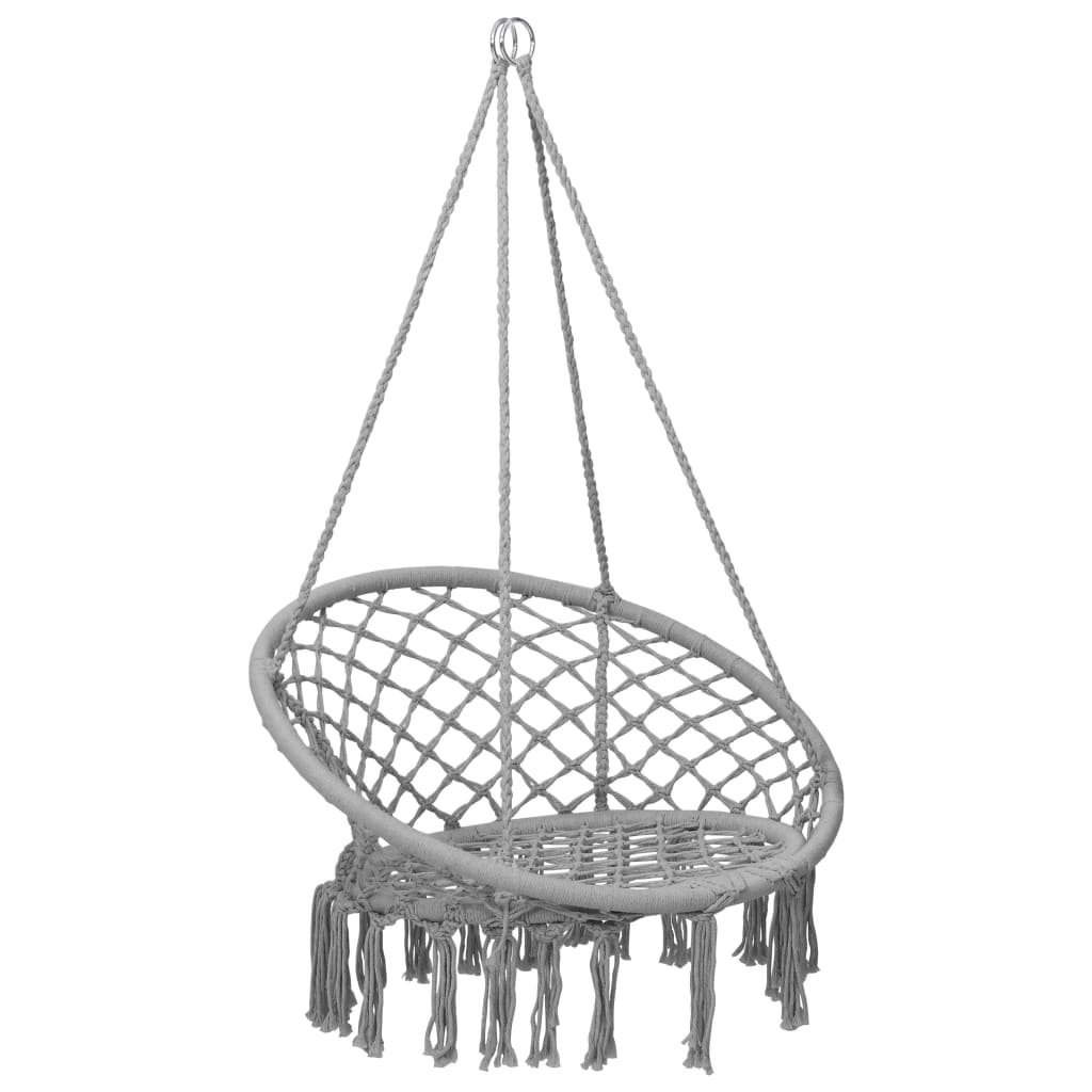 Hammock Swing Chair 80 cm Grey - Upclimb Ltd