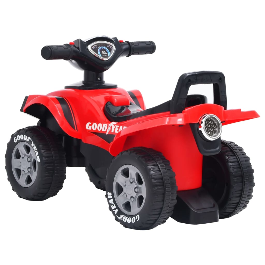 Quad à enfourcher pour enfant Good Year Rouge