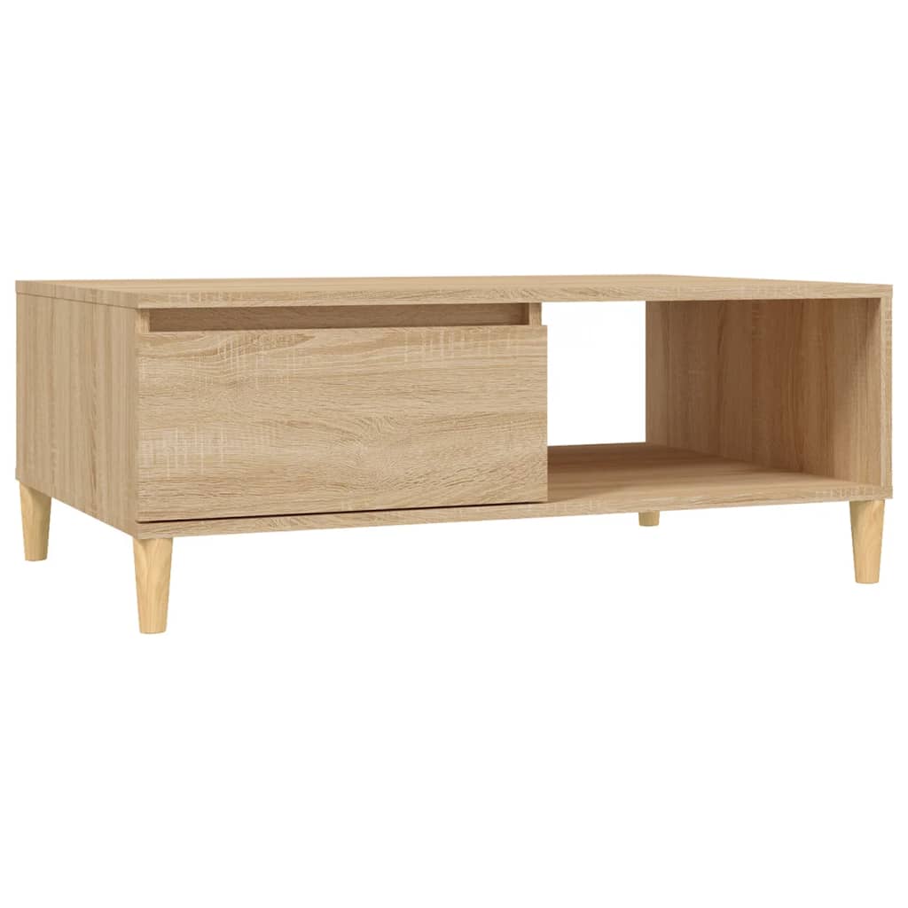 Table basse Chêne Sonoma 90x60x35 cm Bois d'ingénierie