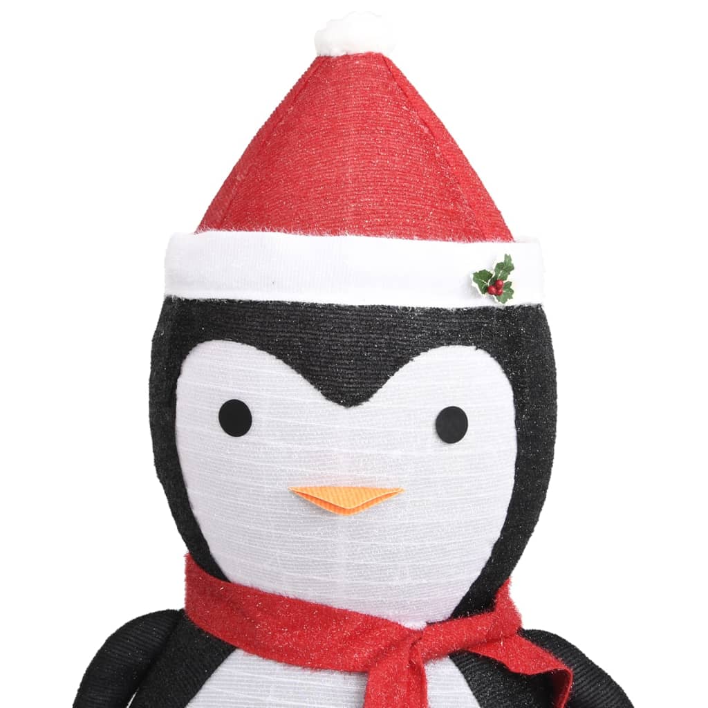 Decoratief Kerstfiguur Sneeuw Pinguïn LED Luxe Stof 180cm