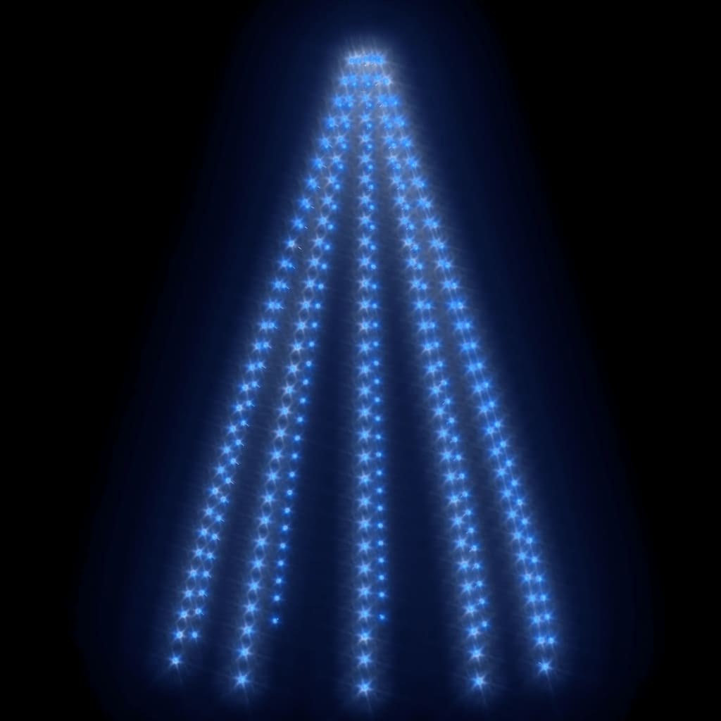 Kerstboom Netverlichting met 250 LED's Blauw 250 cm