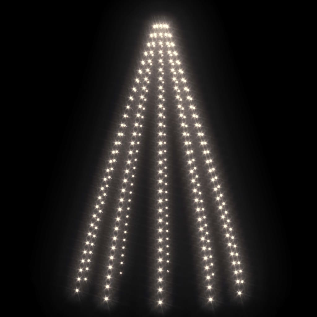 Kerstboom Netverlichting met 300 LED's Koud Wit 300 cm