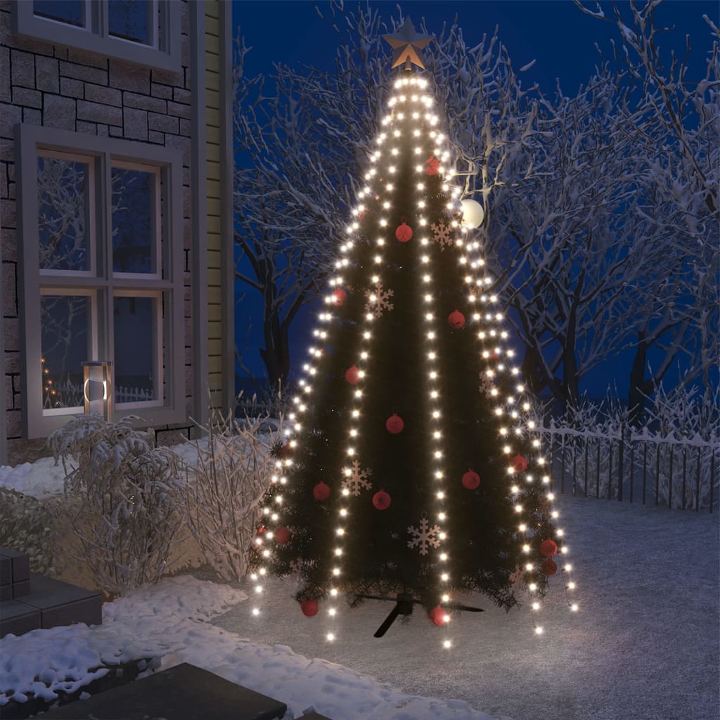 Filet de Sapin de Noël avec 300 LED Blanc Froid 300 cm